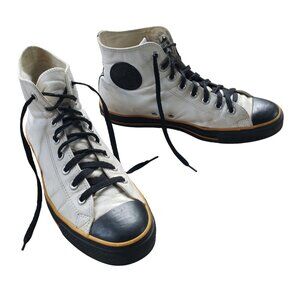 VTG Converse Chuck Taylor All Star Leather High Top Shoes Womens 12 Mens 10